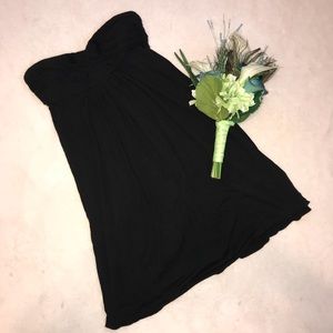Black Strapless Dress